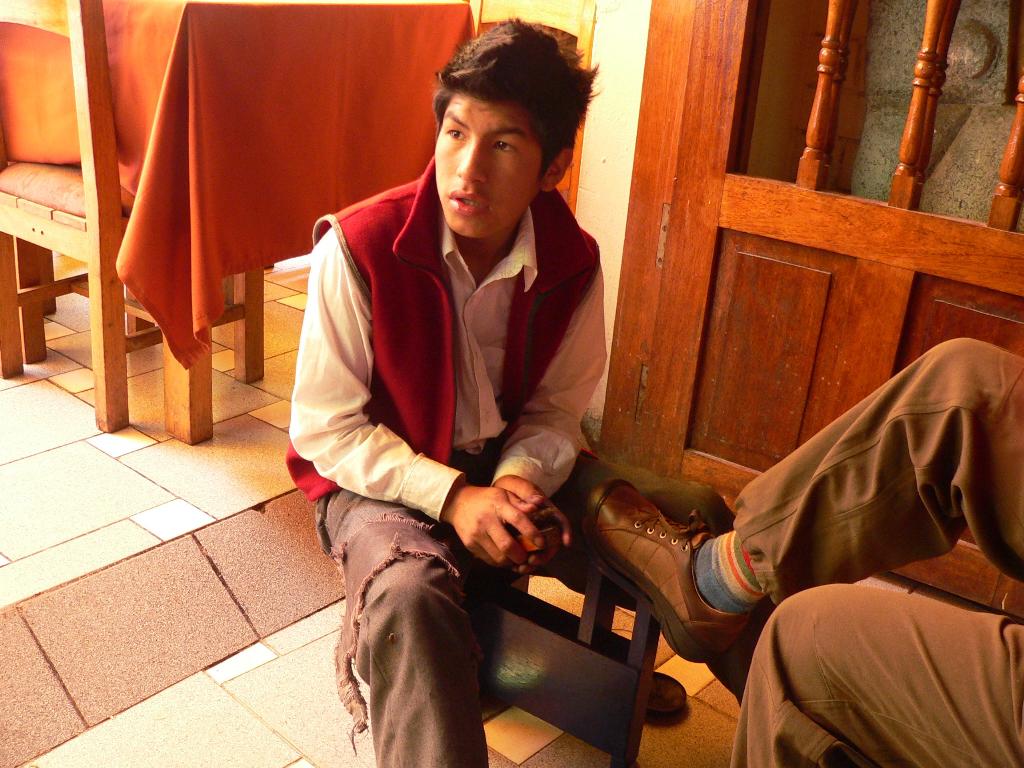 shoeshine boy